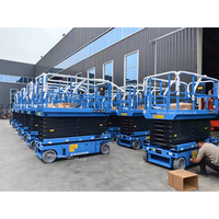 Plateforme élévatrice mobile électrique autopropulsée à ciseaux 3m-16m, vente en gros d'usine 6M 8M 10M 12M