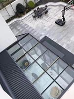 Auvent de balcon personnalisé imperméable en aluminium pour l'extérieur / Couverture de toit de patio, protection solaire extérieure, voile d'ombrage