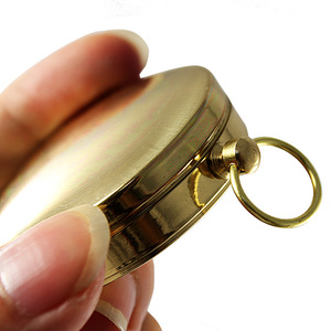 G50 Pure Copper <b>Compass</b> Waterproof Luminous Pocket <b>Watch</b> Style Outdoor Navigation Tool - Product Image 4