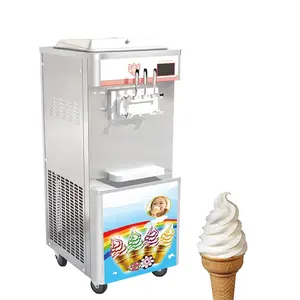 Venta caliente Máquina de helados suaves mecánica de acero inoxidable