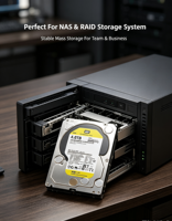 Enterprise WD Gold Überwachungs-Festplatte 3,5" SATA Interne Festplatte 1TB-4TB für CCTV DVR NVR Desktop NAS Speicher