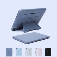 Casing Tablet iPad Magnetik yang Dapat Dilepas untuk Model Pro Mini Air-Casing Pelindung Tahan Jatuh dengan Cakupan Penuh dari Kulit Imitasi