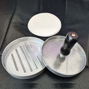 Herramientas de aleación de aluminio para barbacoa, forma de queso, <span class=keywords><strong>hamburguesa</strong></span> vegetal, fabricantes de hamburguesas, carne, parrilla de ternera, prensa de hamburguesas, prensa de Metal duradera para - Product Image 6