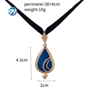 สร้อยคอ Wowei Furina จี้คริสตัล Fontaine พวงกุญแจ Focalors ป้ายอะนิเมะ อุปกรณ์เสริม - Product Image 3