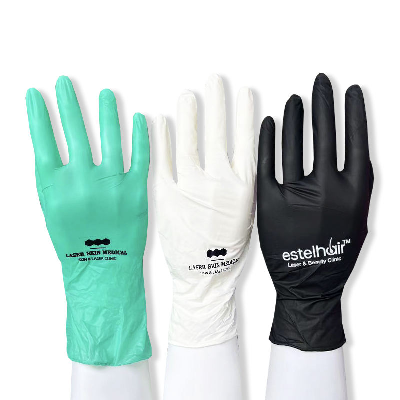 black plain glove