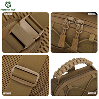 Sac à dos tactique unisexe personnalisable Protector Plus X251, sac de poitrine EDC, sac à bandoulière léger, imperméable, en polyester, pour la randonnée en plein air