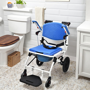 Silla cómoda de seguridad para baño: Cubo plegable y desmontable, diseñado para personas mayores y hogares de cuidado - Product Image 1