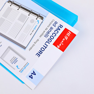 Raccoglitore ad Anelli Personalizzabile ad Alta Capacità per Archiviazione Documenti da Ufficio, Organizzatore Portatile per Fogli Sciolti e Test Scolastici - Product Image 4