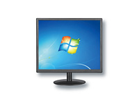 Monitor LCD TFT Komersial 17/19.5/21.5/23.8 Inci VGA HDMI Layar Tampilan VESA Wall Mount Monitor Desktop Industrial