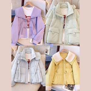 Vente directe d'usine de vestes en coton pour femmes, mode d'hiver, vestes en duvet respirantes, vêtements chauds en fibres de polyester - Product Image 3