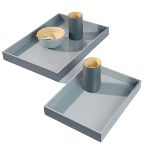 Exquisite Handcrafted Lacquer Serving <b>Tray</b> Premium Artisan Home Decor Piece Elegant Polished Finish for Luxury Entertaining - Product Image 1