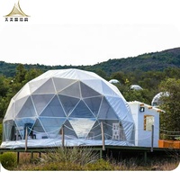 Nouvelle conception de maison dôme de luxe pour hôtel, Domo géodésique pour les vacances