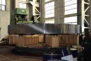 Client OEM C45 usine de ciment en acier forgé grand anneau engrenage coulée broyeur à boulets grand anneau d'engrenage circonférence droite anneau d'engrenage - Product Image 4