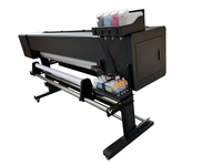 Printer Inkjet Eco Solvent Murah Langsung dari Pabrik 1.8m Single Dual Xp600 I1600 I3200 Printhead untuk Vinyl, Pembungkus Mobil, Spanduk Digital