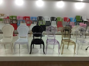 Chaises de princesse <span class=keywords><strong>La</strong></span> <span class=keywords><strong>Belle</strong></span> Époque en résine PC transparente/fumée/noire - Product Image 6