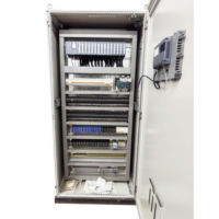 Gabinete Eléctrico para Estación de Bombeo con PLC y VFD, Control Automático y Manual, y Protección Contra Sobrecargas