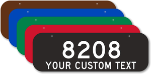 Özelleştirilmiş SmartSign ev numaranızı ve metninizi ekleyin özel adres işareti 3m elmas sınıfı yansıtıcı alüminyum - Product Image 2