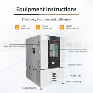 प्रोग्रामेबल बैटरी विस्फोट-प्रूफ परीक्षण कक्ष-70 से + 180 पेरिस जलवायु तापमान स्थिति पर्यावरण कक्ष - Product Image 2