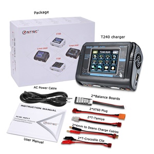 HTRC T240 Lipo Chargeur de batterie double canal haute puissance <span class=keywords><strong>AC</strong></span> 150W <span class=keywords><strong>DC</strong></span> 240W pour Liion Life Lihv Nicd Nimh PB Smart Battery - Product Image 4