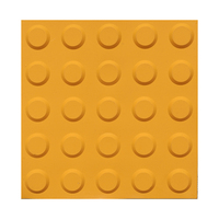 Dalles tactiles en plastique résistantes aux intempéries, antidérapantes, pour la guidage des aveugles, pour les allées des portails des écoles primaires