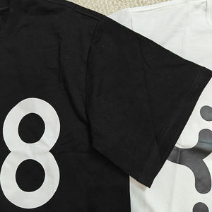 Personalizado DTG Serigrafía Logo Alta Calidad Peso Pesado 240gsm 100% Algodón Carta Plain Gaphinc Boxy Camiseta Hombres - Product Image 3