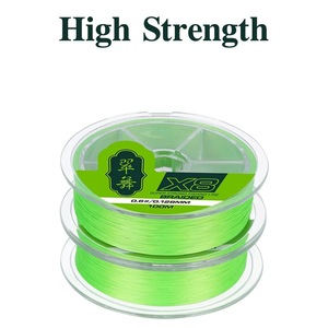 สายเบ็ดตกปลาถัก Tsurinoya X8 ขนาด 0.6 # /0.128 มม. 100 ม. สีเขียวมรกตความแข็งแรงสูง - Product Image 4