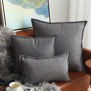 Latest Custom Comfortable <strong>Velvet</strong> Wholesale Lumbar Square Shape Decorative <strong>Cushion</strong> <strong>Cover</strong> for Sofa - Product Image 5