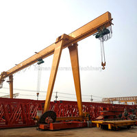 Fret Yard Gare Ferroviaire Atelier Électrique Voyager Rail Type Portée 20M Hauteur De Levage 10M Portique Grue