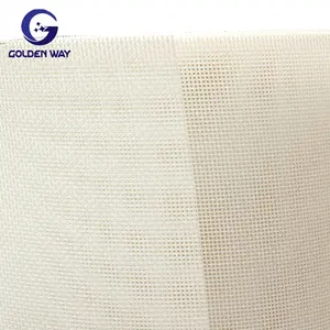 Direktverkauf weiße einfarbige geflochtene quadratische löcher netzstoff polyester quadratischer netzband für obsttrocknung