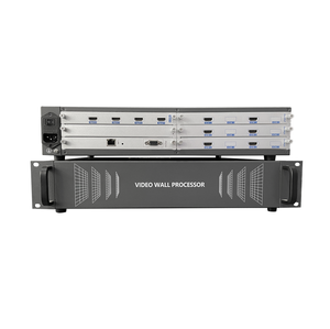 ตัวควบคุมวิดีโอวอลล์แบบหลายอินเทอร์เฟซ 4K EDID 2x4/VGA/DVI อินพุต ชุดโครงยึดมาตรฐานแบบแร็ค 2 ชั้น RS232/TCP/IP/เว็บ - Product Image 1