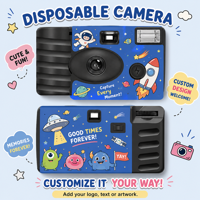 Wholesale Disposable Camera Custom Logo Single Use Camera One Time Use Camera Personalized Party Camera for Birthday Events