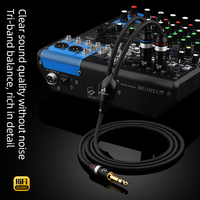 Câble audio Hi-Fi OFC 6,5 mm vers double XLR mâle/femelle avec gaine en PVC pour amplificateur de puissance, haut-parleur, lecteur CD