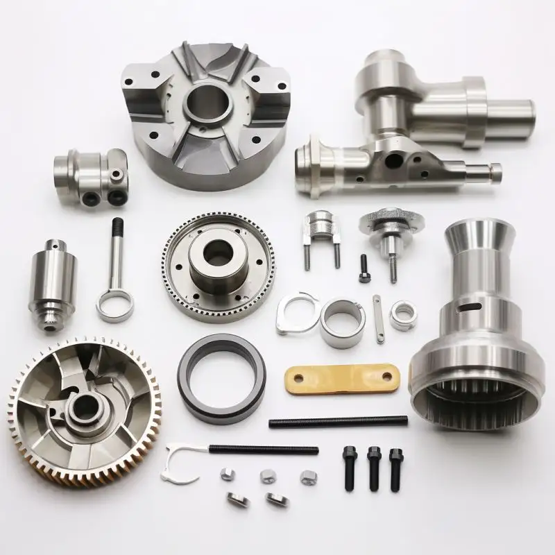 CNC Electric Parts and Accessories Aircraft Engine Parts Steel and Aluminum CNC Turned Parts Manufacturing