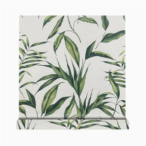 Nouvel autocollant mural de style chinois, <span class=keywords><strong>papier</strong></span> <span class=keywords><strong>peint</strong></span> à feuilles de bambou vert tropical, résistant à l'humidité pour la décoration murale de la chambre - Product Image 2