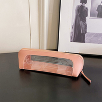 Grand étui à cosmétiques en PVC résistant à l'eau Nouveau modèle étui à crayons rouge à lèvres durable Mascara à main portable