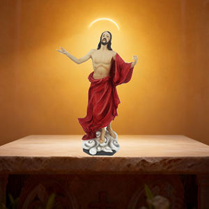 Figuras Religiosas Católicas de Resina Hechas a Mano y Pintadas a Mano, Recuerdos de Jesús Resucitado, Regalos de Año Nuevo, Venta al Por Mayor de Fábrica - Product Image 5
