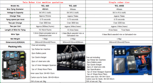 Giá cả thuận lợi công cụ bê tông wl460 thép cây buộc máy, tối đa ràng buộc đường kính 46 Mét - Product Image 4