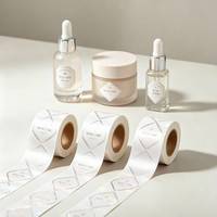Pegatinas Adhesivas de Vinilo PVC Holográficas Brillantes, Ecológicas y Duraderas, Personalizables, de Grado Alimenticio, Resistentes al Aceite, al Agua y a los Rayos UV, para Velas