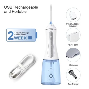 Hydropulseur dentaire portable sans fil en ABS+PC, étanche IPX7, 5 modes, pression 30-120 psi, 1,4 W, autonomie 2 semaines - Product Image 4