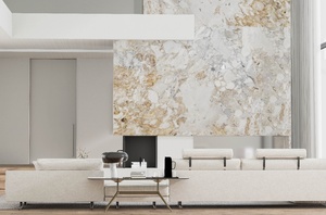 Vier Jahreszeiten Weißer Marmor Natürlicher Weißer Grund mit Grau-Goldenen Adern Modernes Design für Außenküchen und Villen-Arbeitsplatten - Product Image 3