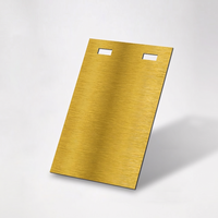 Étiquettes métalliques vierges personnalisées en acier inoxydable 304/316 et aluminium anodisé, plaques signalétiques gravées au laser, formes personnalisées, adhésif 3M