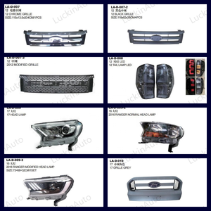 Grille chromée LuckinAuto pour assemblage de <span class=keywords><strong>calandre</strong></span> de camion <span class=keywords><strong>Ford</strong></span> <span class=keywords><strong>ranger</strong></span> 2012 <span class=keywords><strong>2013</strong></span> 2014 2015 2016 hors route 4x4 <span class=keywords><strong>calandre</strong></span> chromée OEM - Product Image 4