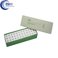 Caja de Regalo Ecológica Personalizada con Logotipo en Relieve Verde, Caja Rígida con Espuma para Jabón, Productos de Cuidado de la Piel y Cosméticos