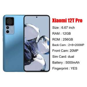 Vente en gros de <span class=keywords><strong>Xiaomi</strong></span> <span class=keywords><strong>12T</strong></span> Pro 12+256Go débloqué mondial, téléphone portable d'occasion, smartphone 5G, smartphone d'occasion - Product Image 5