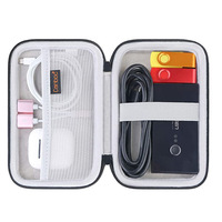 Vente en gros de boîte de rangement EVA de haute qualité étui pour casque à fermeture éclair câble de données chargeur étui de transport à coque rigide pour enregistreur numérique