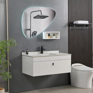Armadietti bagno in stile spagnolo da bagno a parete armadietto dei medicinali specchio da bagno - Product Image 1