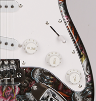 Gitar Listrik Gaya Cina Hz dengan Body PC, Neck/Fingerboard Maple, 6-String, Dapat Disesuaikan untuk Perjalanan, Pemula, dan Profesional