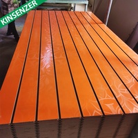 Panneau MDF rainuré mélaminé E1 de première qualité 18 mm pour magasins et supermarchés – Prix avantageux