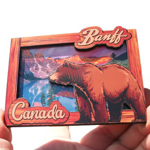 מותאם אישית גזירה תיירות מזכרת מקרר מגנט לייזר תחריט מותאם אישית לחרוט מגנטים למקרר קישוט הבית - Product Image 5