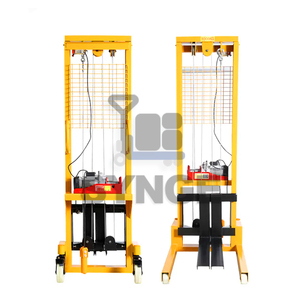 Gerbeur semi-électrique SYNGE 1000 kg 2000 kg 3000 kg Mini palan électrique Gerbeur à palettes Chariot élévateur à fourche 1600-2000 mm de levage - Product Image 2